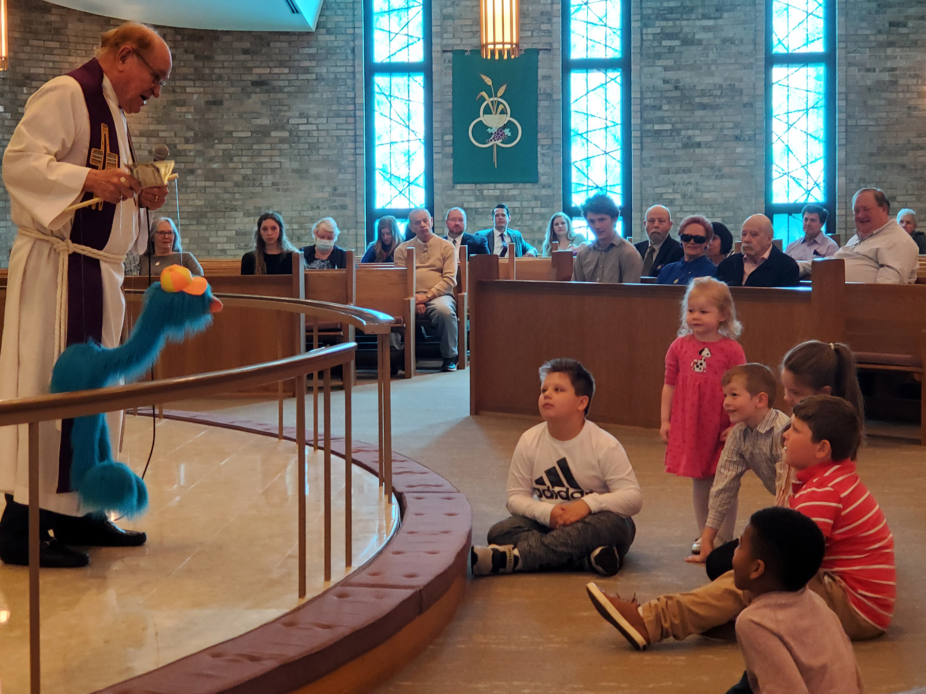 Children's sermon at Christ Lutheran Ch