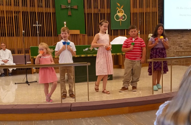 Childrens sermon at Christ Lutheran Ch