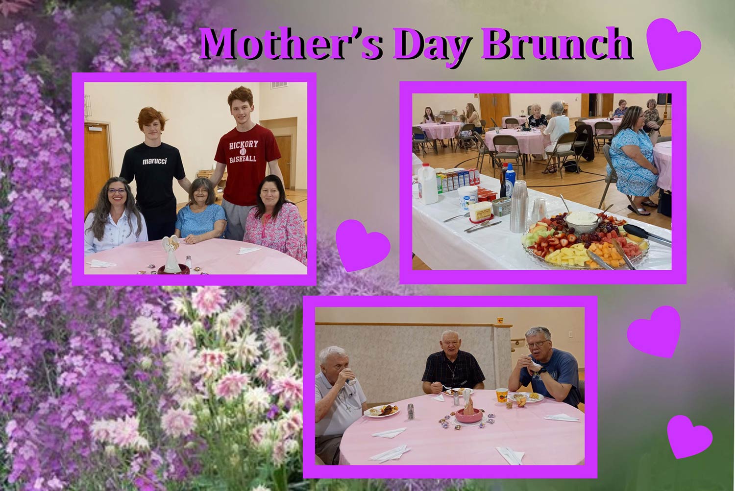 Mother's Day brunch at Christ Lutheran Church, Hickory